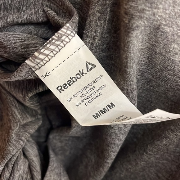 REEBOK Gray Athletic Racerback Tank Top - Picture 8 of 8